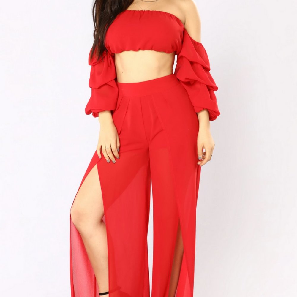 Marla Split Leg Pant Set - image 1